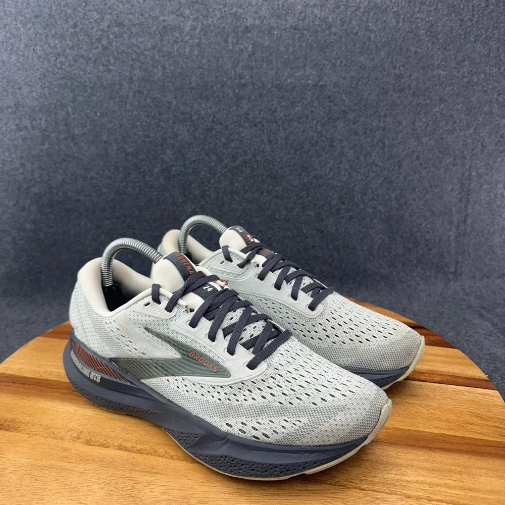 Brooks Adrenaline GTS 24 Women's Size 9 Grey Running Shoes Sneakers 1204261B030